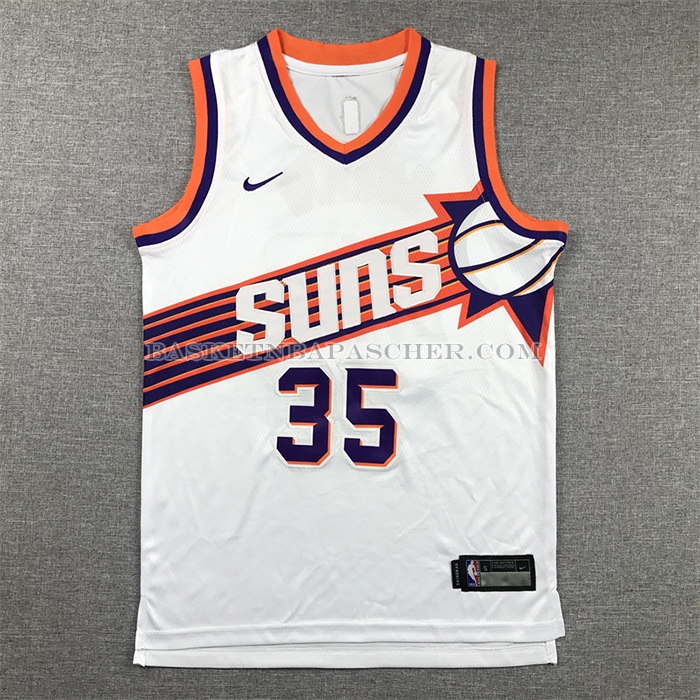 Maillot Enfant Phoenix Suns Kevin Durant NO 35 Association 2023-24 Blanc